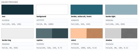 Herman color palettes