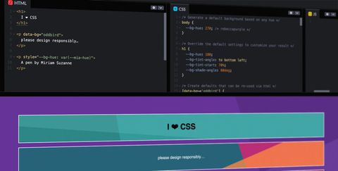 html and css code samples
