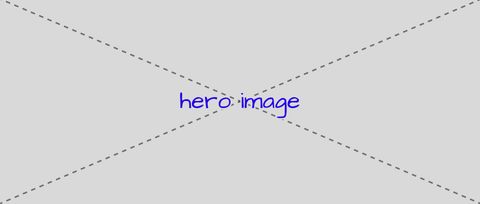 Gray box with dashed lines across the corners and handwritten label hero image