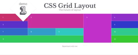 CSS Grid example layout