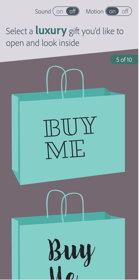 Mobile view of the luxury font tag question